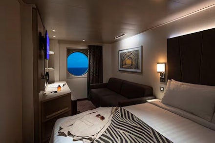 Balcony on the MSC World Asia