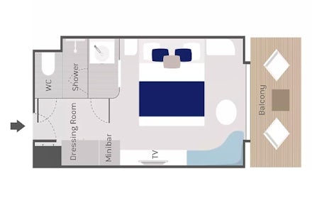 Balcony on the Le Bellot