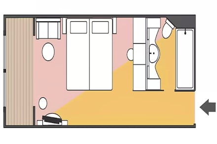 Balcony Stateroom on the Paul Gauguin