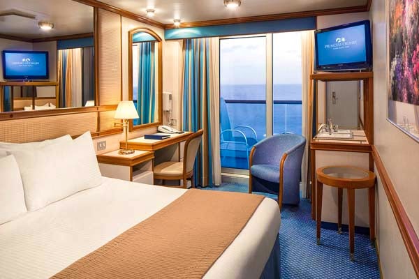 Balcony at the Caribbean Princess