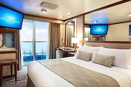 Balcony on the Caribbean Princess