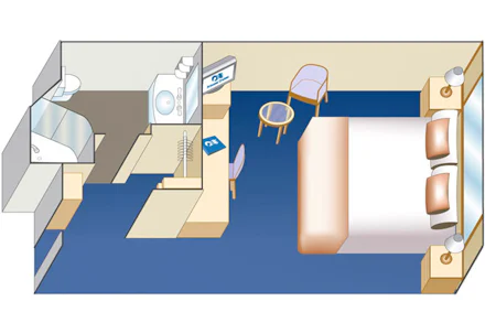 Inside on the Diamond Princess