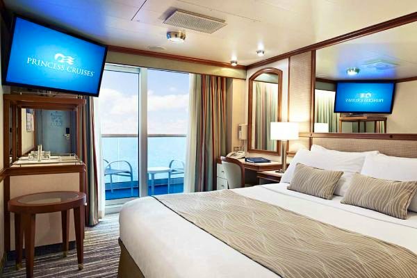 Balcony at the Emerald Princess