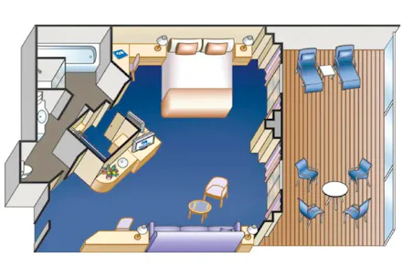Suite on the Emerald Princess