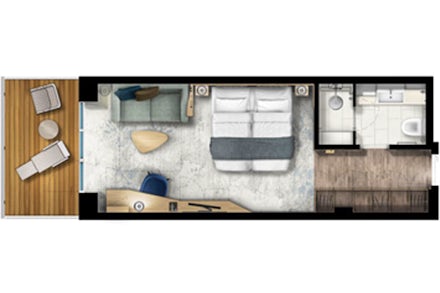 Balcony Suite on the Ultramarine