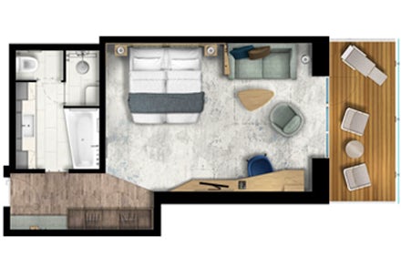 Deluxe Balcony Suite on the Ultramarine