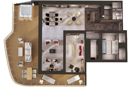 Owners Suite on the Evrima