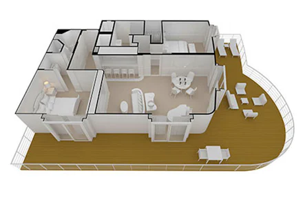 Grand Suites on the Seven Seas Explorer