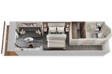 Veranda Suite on the Seven Seas Grandeur