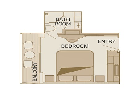Balcony Suite on the Scenic Azure