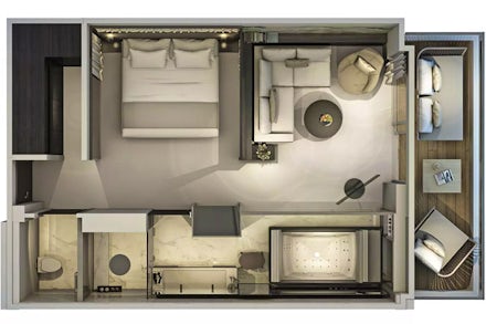 Spa Suite on the Scenic Eclipse