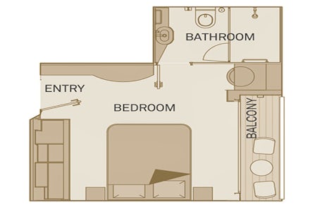 Deluxe Balcony Suite on the Scenic Gem