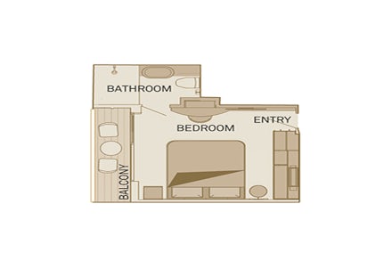 Balcony Suite on the Scenic Opal