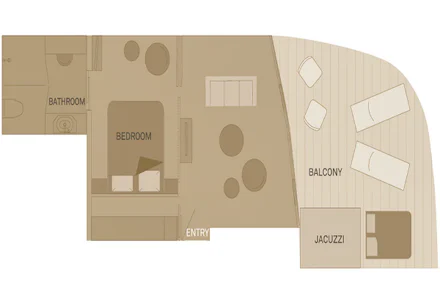 Royal Panorama Suite on the Scenic Spirit