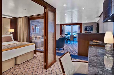 Penthouse Suite on the Seabourn Ovation