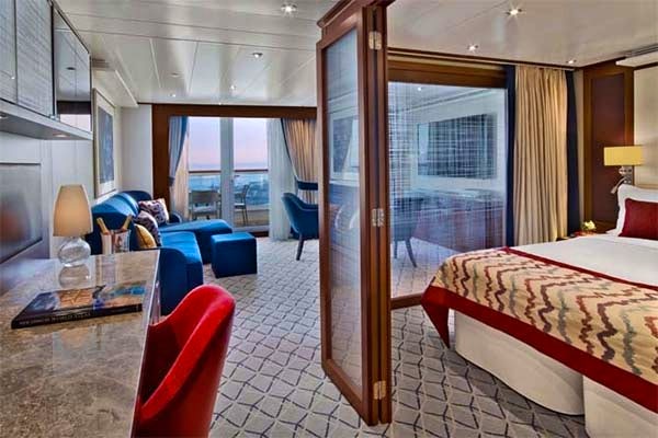 Penthouse Suite at the Seabourn Ovation