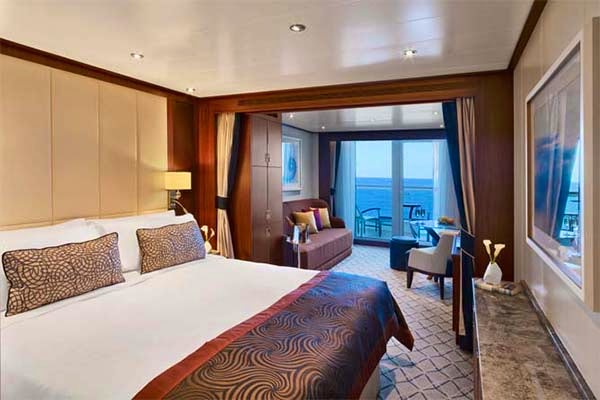 Veranda Suite at the Seabourn Ovation