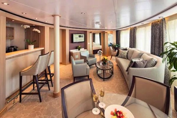 Veranda Suite at the Seabourn Quest