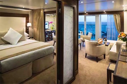 Penthouse Suite on the Seabourn Quest