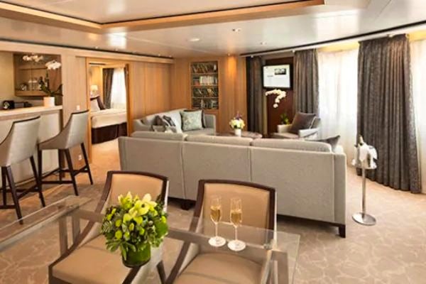 Veranda Suite at the Seabourn Sojourn