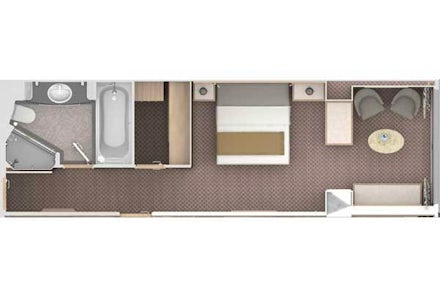 Oceanview Suite on the Silver Moon