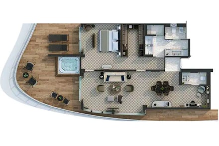 Luxury Suite on the Silver Nova