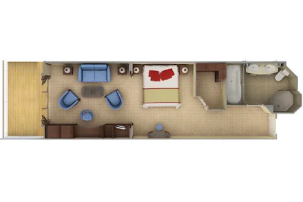 Verandah Suite on the Silver Shadow