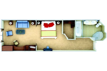 Oceanview Suite on the Silver Shadow