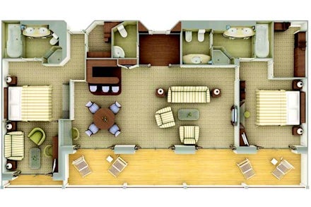 Grand Suite on the Silver Whisper