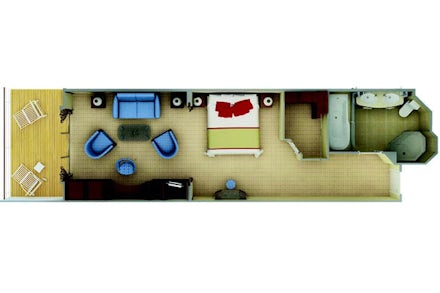 Verandah Suite on the Silver Whisper