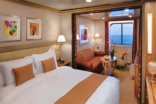 Oceanview Suite at the Silver Whisper