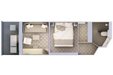 Verandah Suite on the Silver Wind