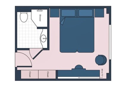 Riverview Stateroom on the S.S. Joie de Vivre