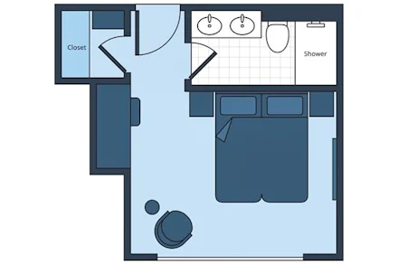French Balcony Suite on the S.S. Victoria