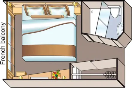 FRENCH BALCONY on the Viking Halogi