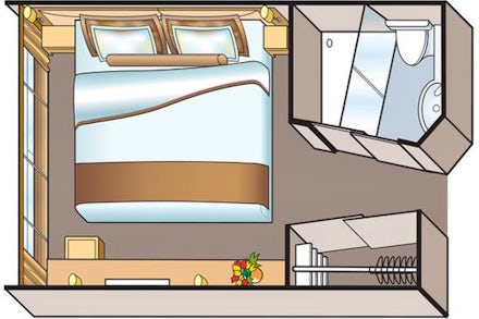 French Balcony on the Viking Kari