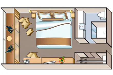 Veranda on the Viking Osiris