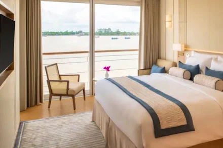 Veranda Stateroom on the Viking Saigon