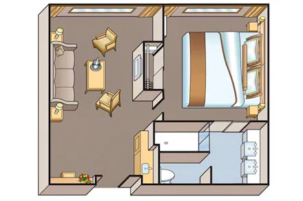 Suite AC on the Viking Ra