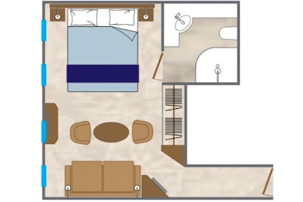 Owner's Suite on the Wind Spirit