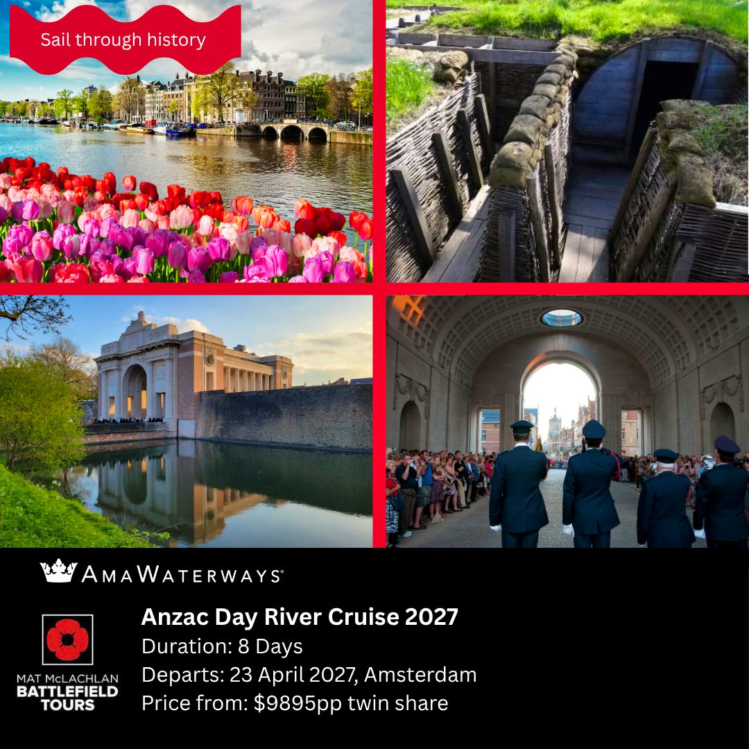 7 Night Anzac Day 2027: Holland & Belgium History Tour