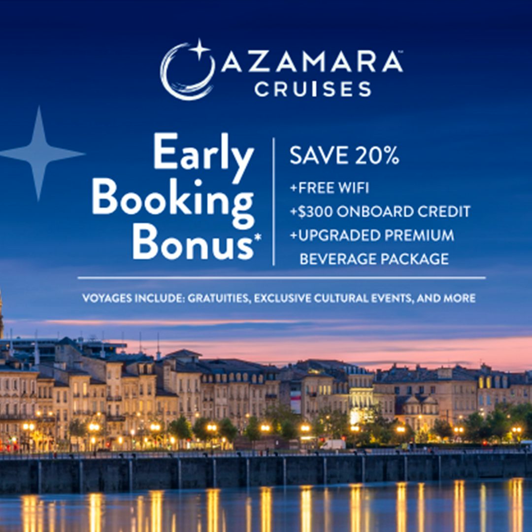 Azamara Pursuit 11 nt cruise dep Chioggia 22 Jul 2025 from $5,618pp