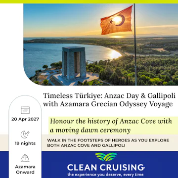 Timeless Türkiye: Anzac Day & Gallipoli with Azamara Grecian Odyssey Voyage