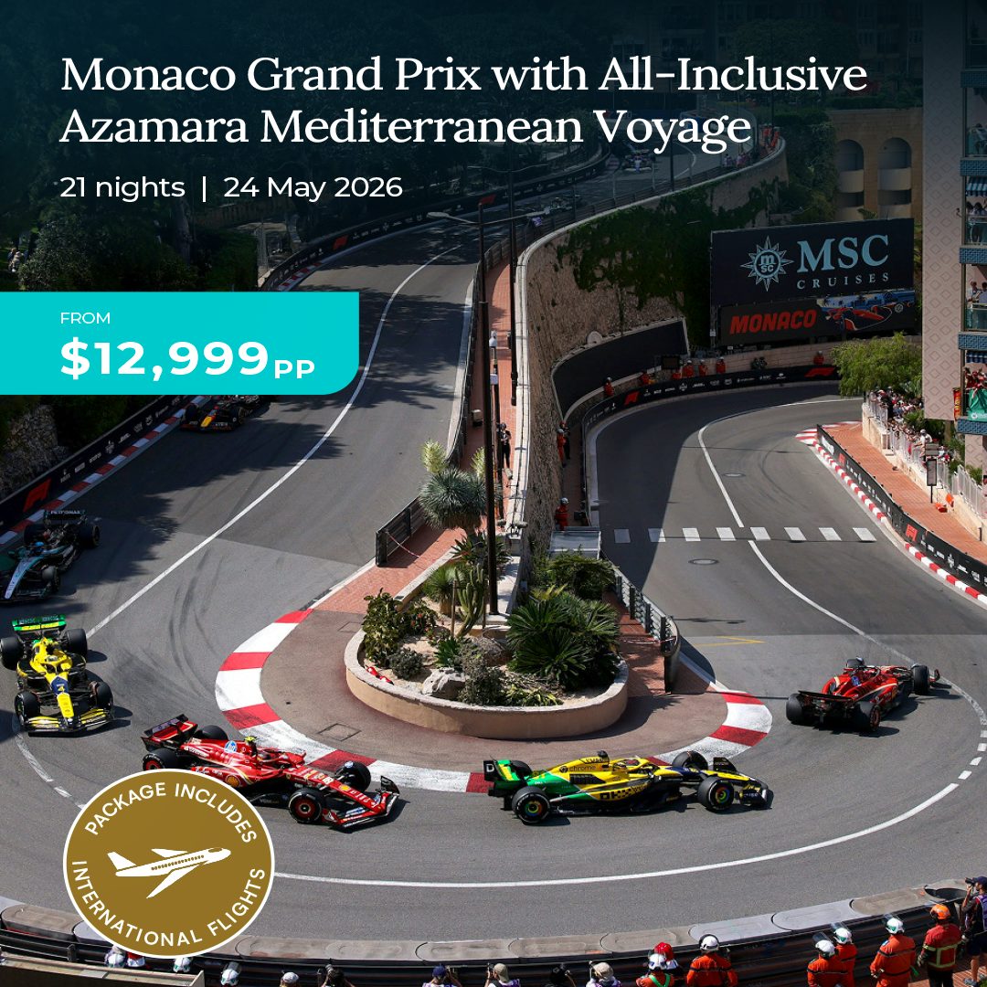 Azamara Cruises Monaco Grand Prix Package