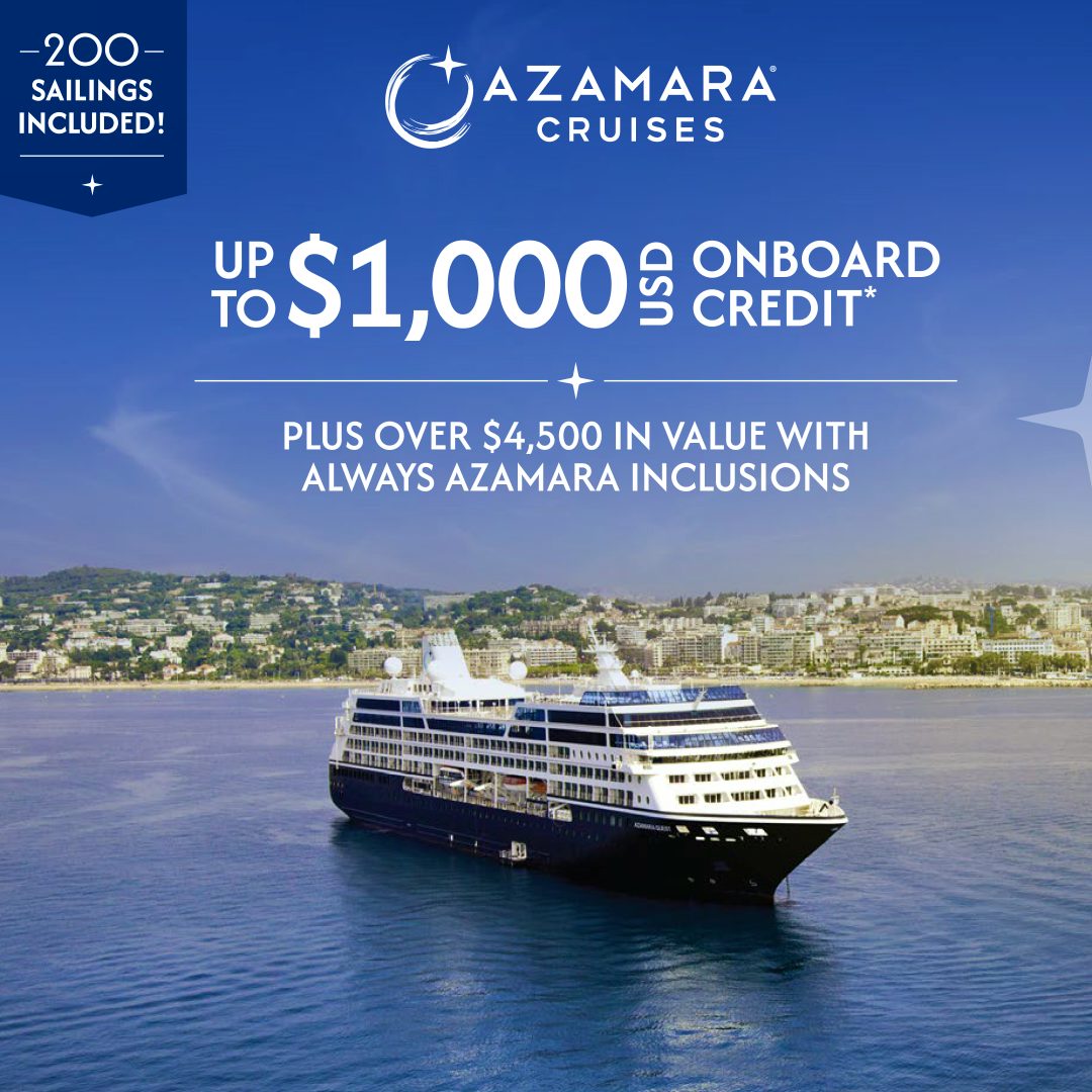 Azamara Cruise Onboard Credit Offer