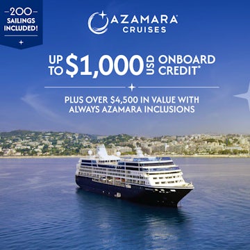 Azamara Cruise Onboard Credit Offer