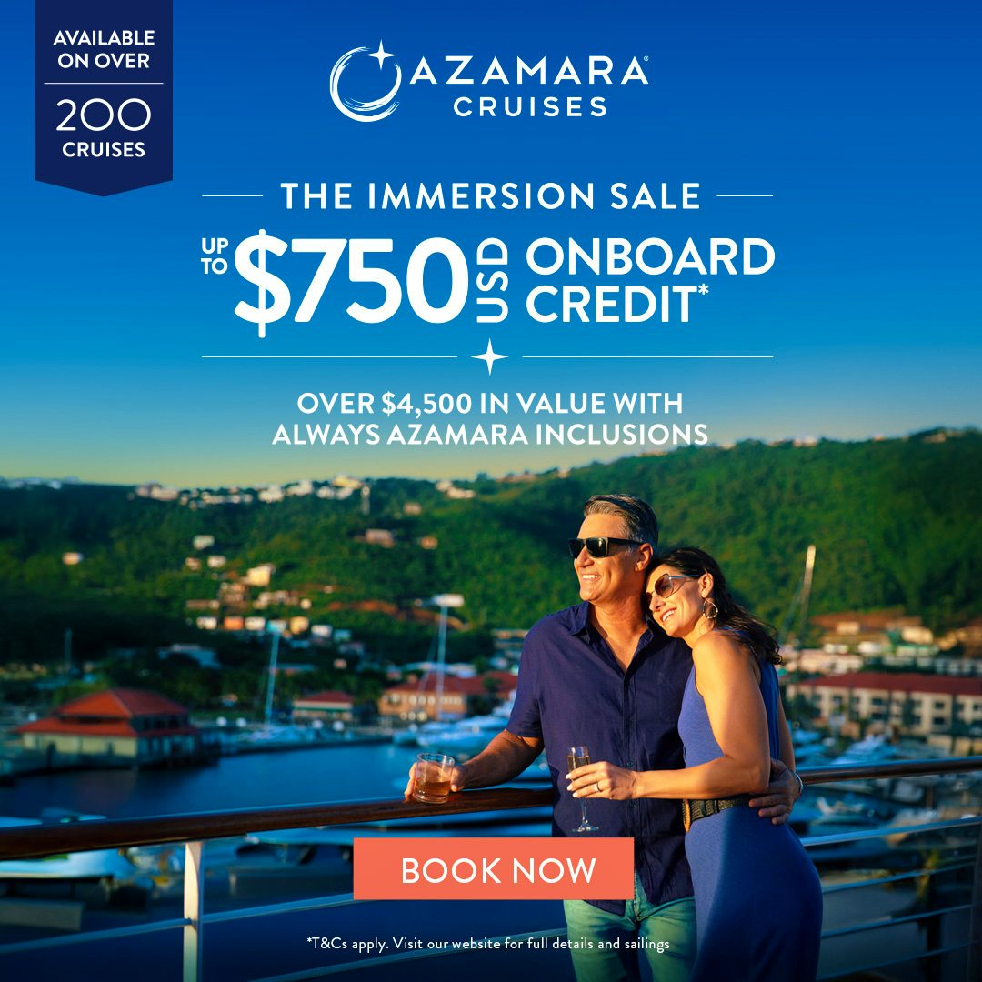 Azamara's Immersion Sale
