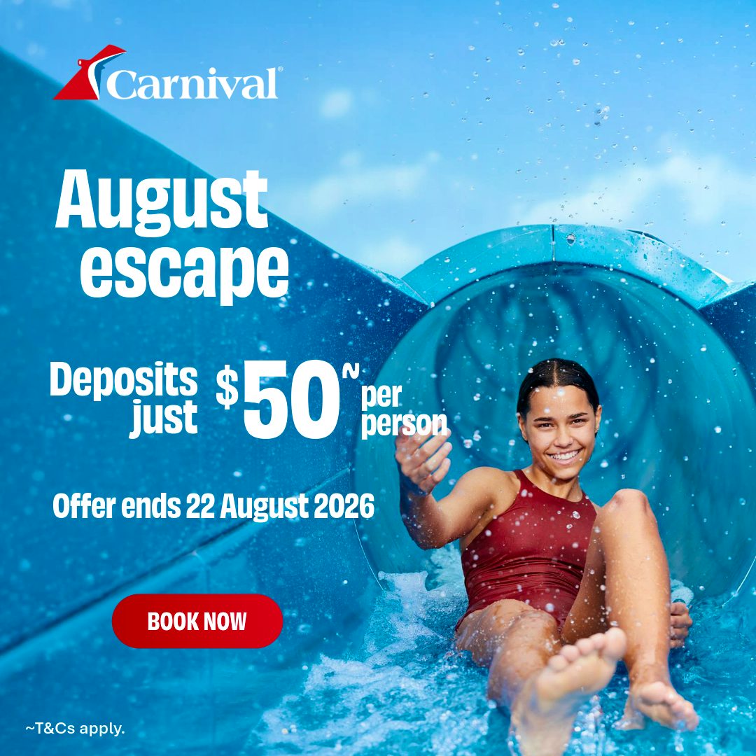 Carnival's August Escape Sale