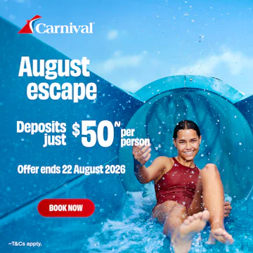 Carnival's August Escape Sale