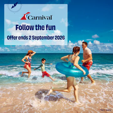 Carnival's Follow the Fun Sale